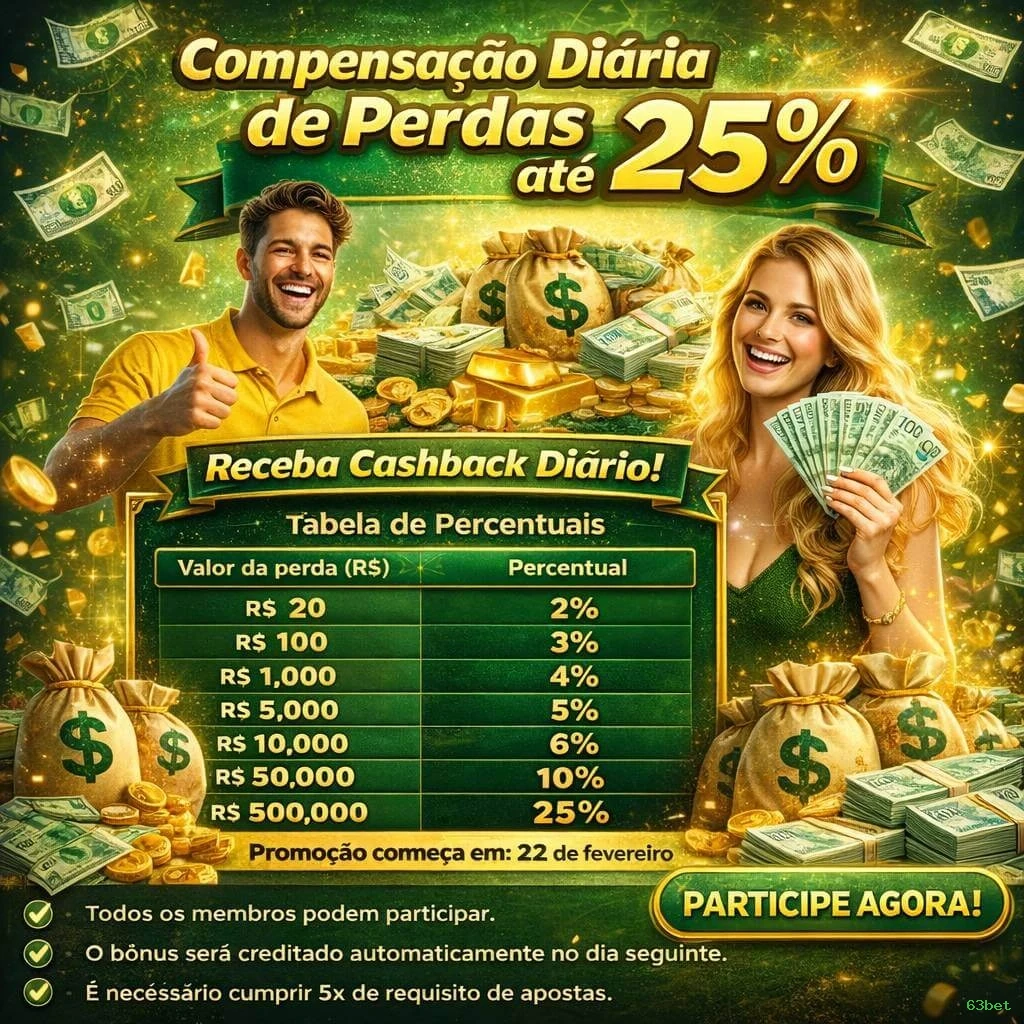 Bônus exclusivos membros VIP 63bet